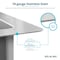 Elkay 18 Gauge SS 25-1/2" x 18-1/2" x 9" Single Bowl Undermount Sink and Faucet Kit w/ Bottom Grid and Drain ECTRU24179RTFBC - alternate 3